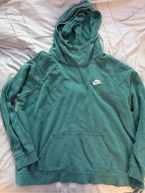 Nike Dark Teal Hooded Sweatshirt
